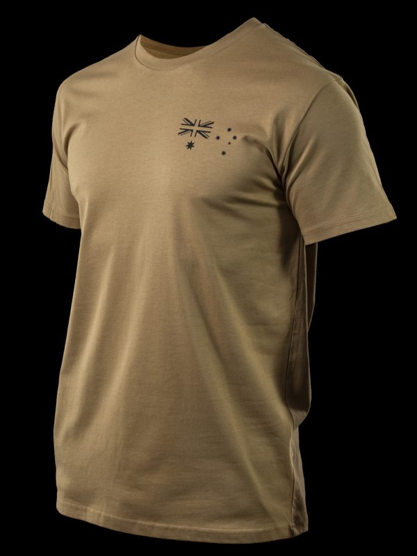 aussie frontline tee camel